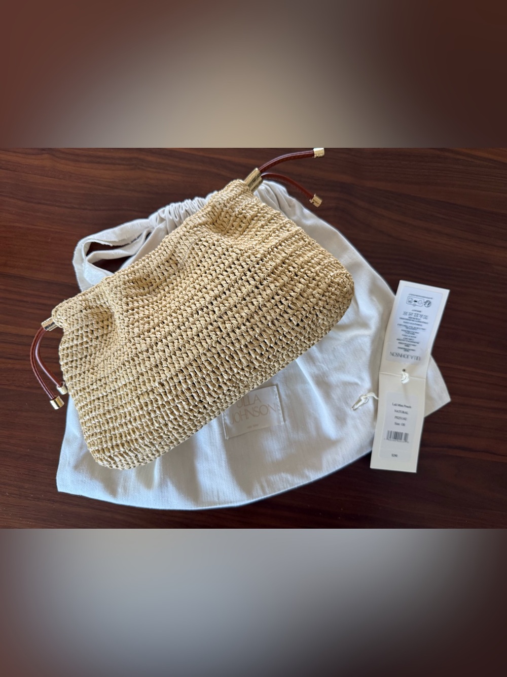 Ulla Johnson - Lali Mini Pouch Raffia Natural - Picture 7 of 7